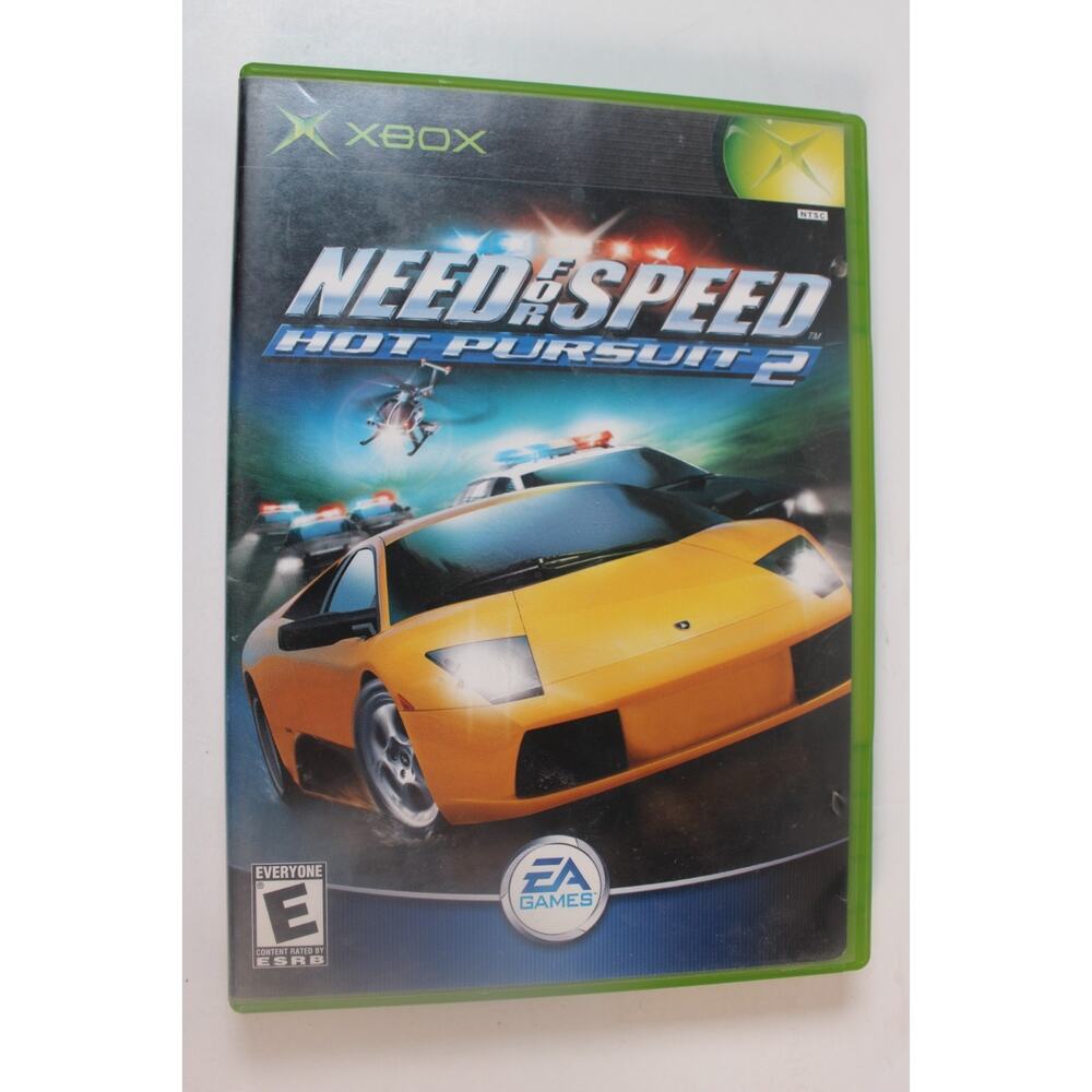 Need for Speed Hot Pursuit 2 (Microsoft Xbox OG, Black Label) Complete, tested